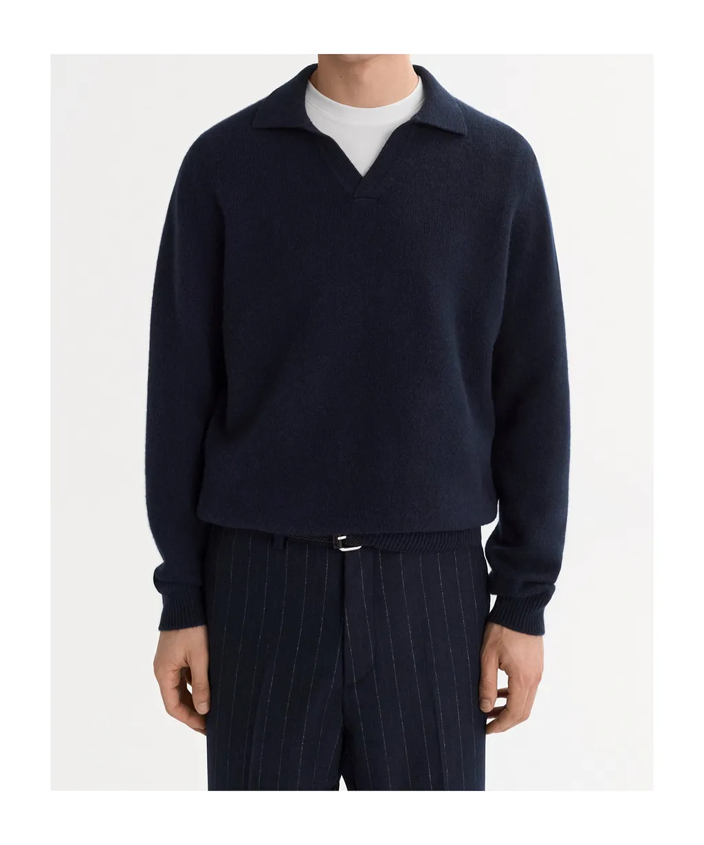 Cashmere Polo Sweater
