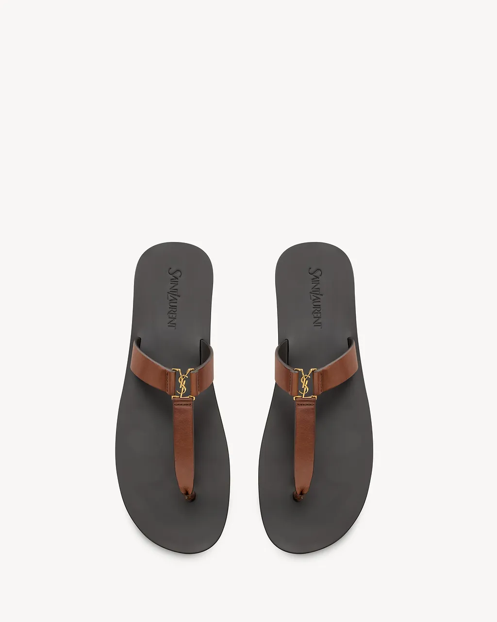 Saint Laurent Babylone Thong Flat Sandals