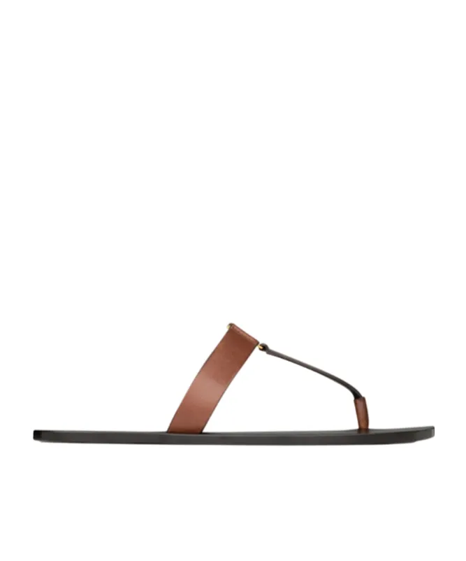 Saint Laurent Babylone Thong Flat Sandals