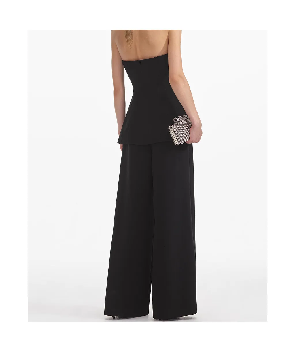 Bandeau Crepe Jumpsuit
