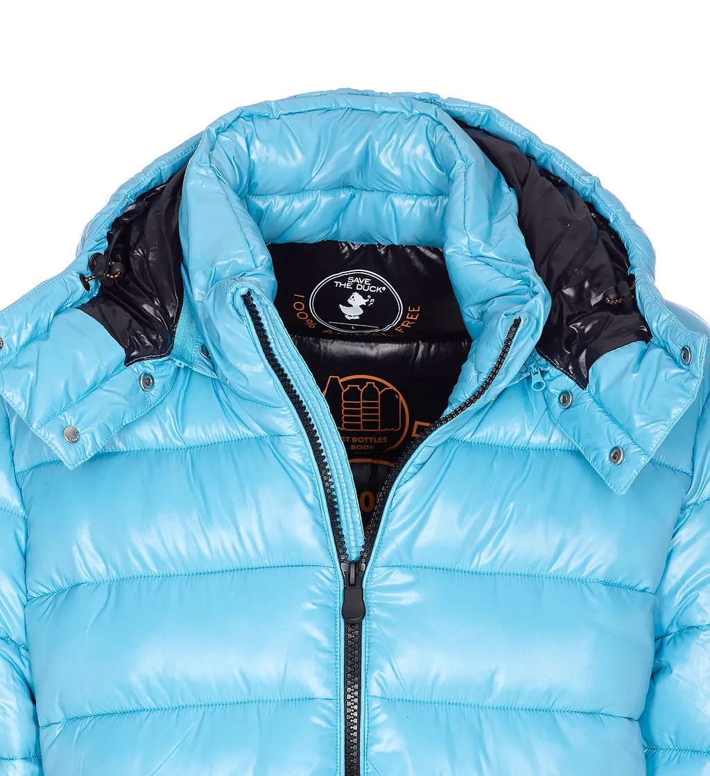 Save The Duck Zip-Up Hooded Puffer Jacket