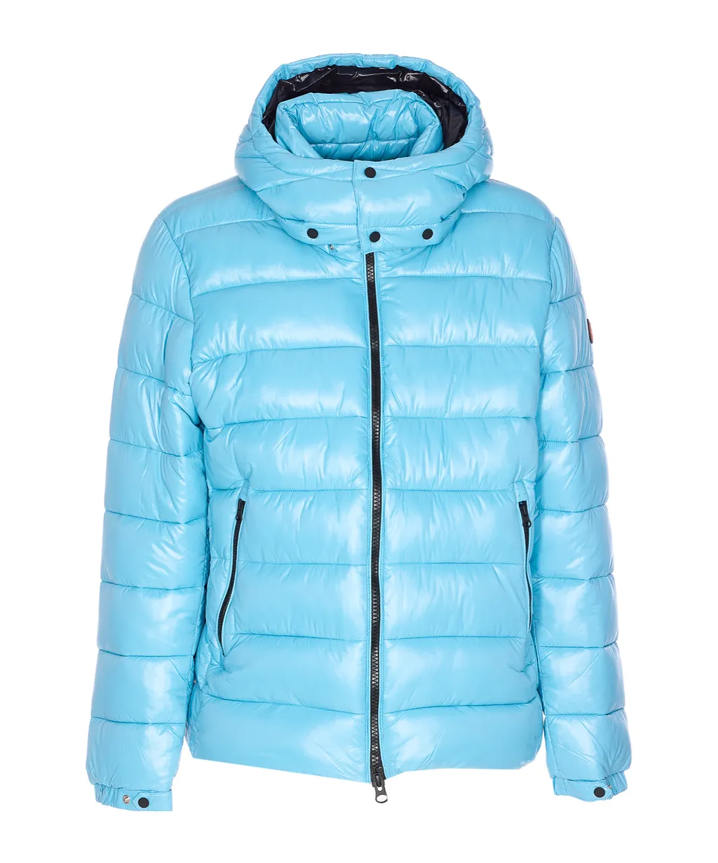 Save The Duck Zip-Up Hooded Puffer Jacket