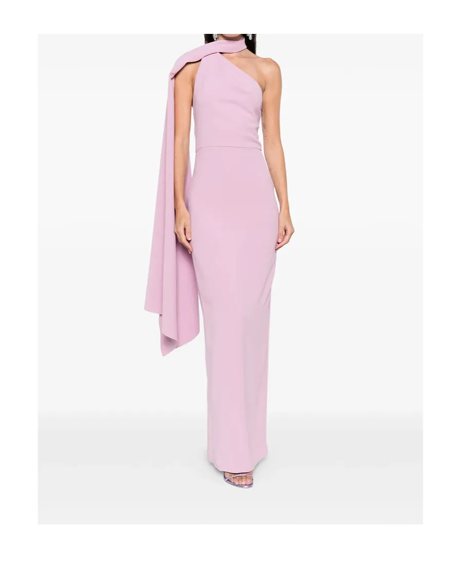 One-Shoulder Drape Dress