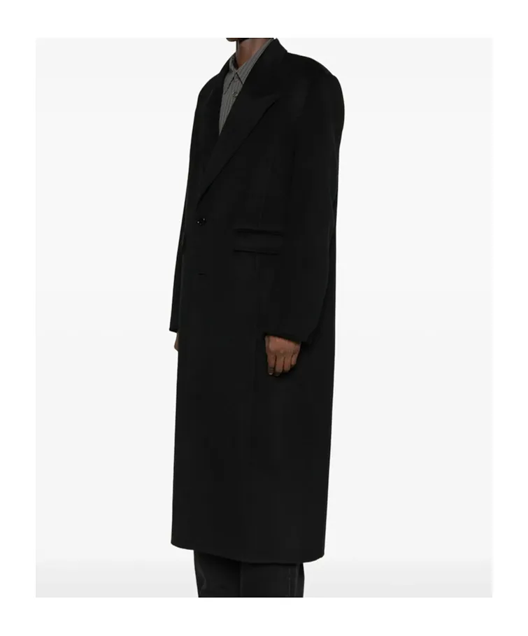 Lapel Long-Sleeved Coat