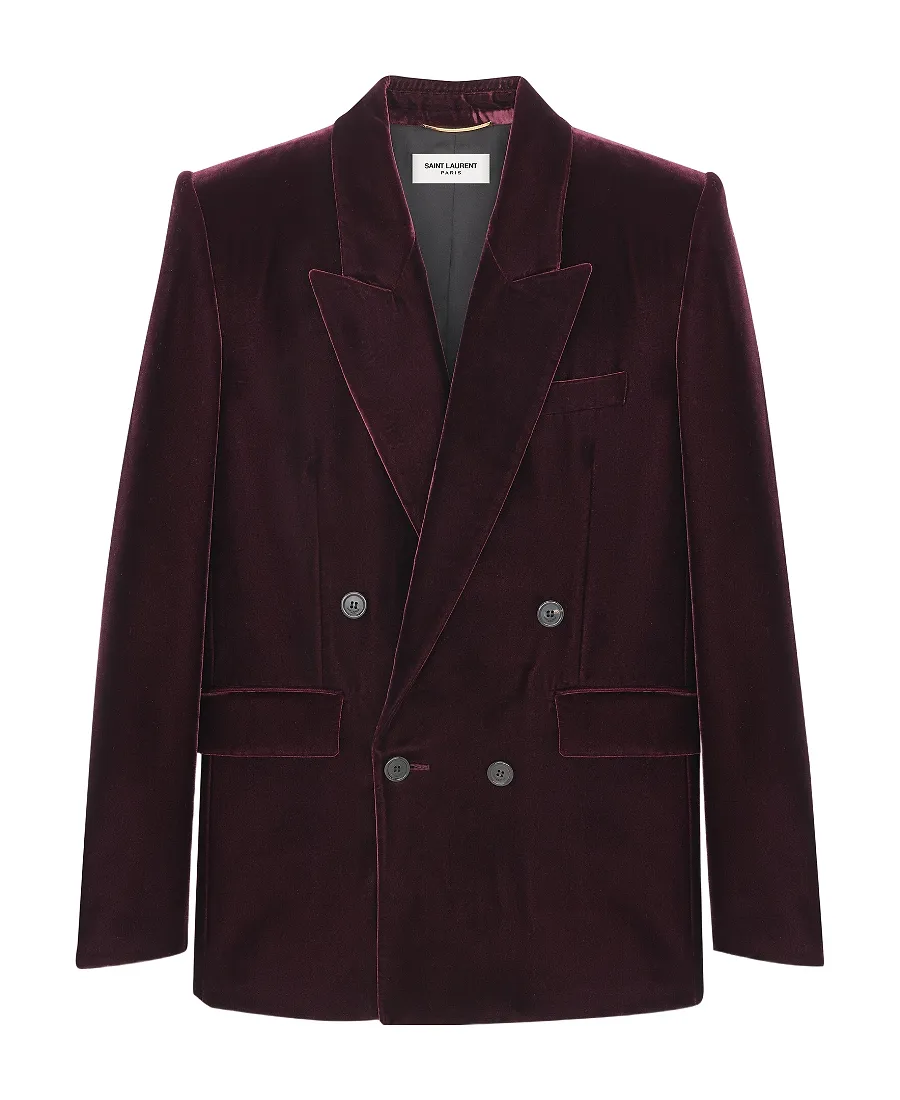 Saint Laurent Double-Breasted Buttoned Jacket