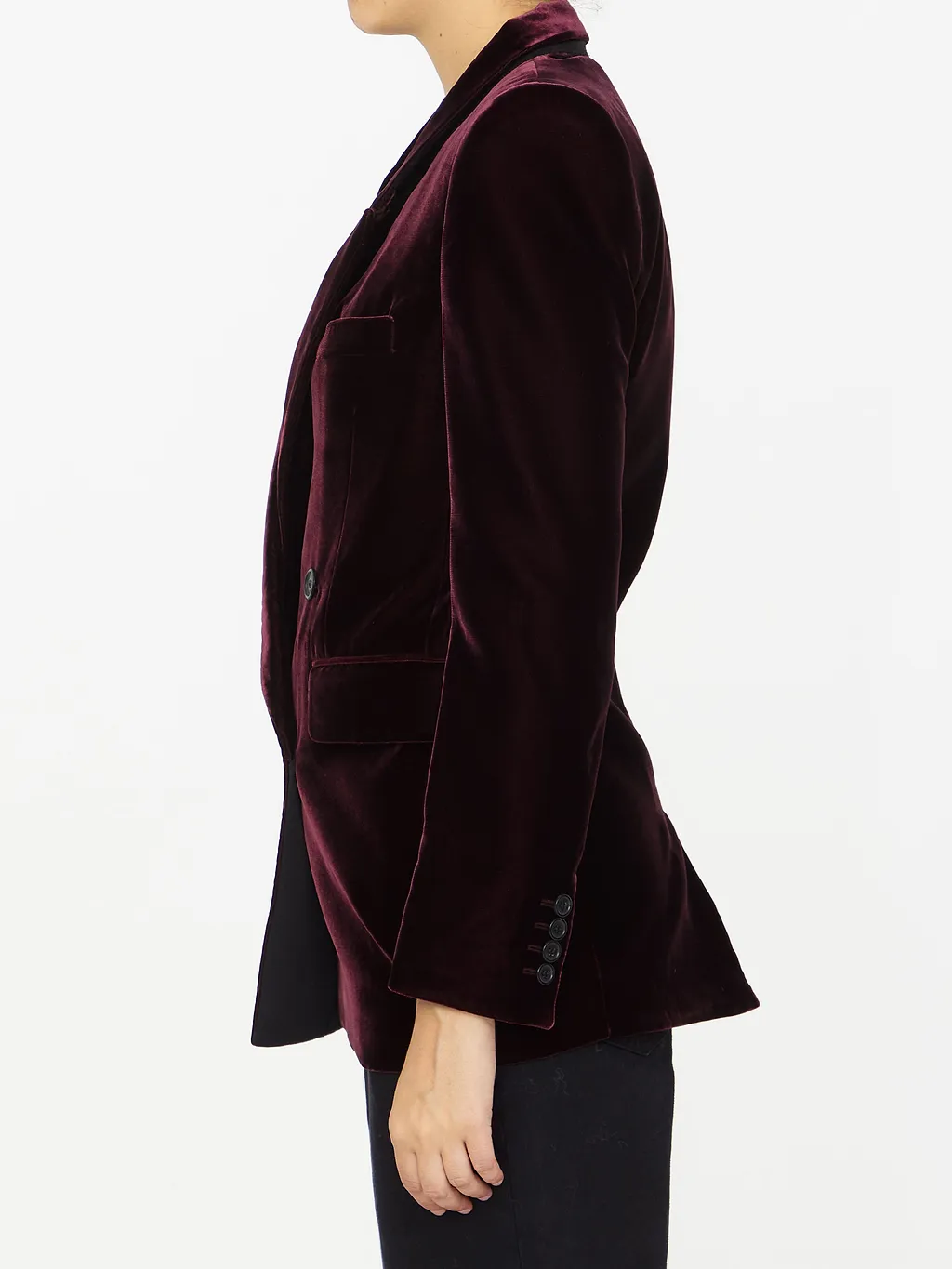 Saint Laurent Double-Breasted Buttoned Jacket