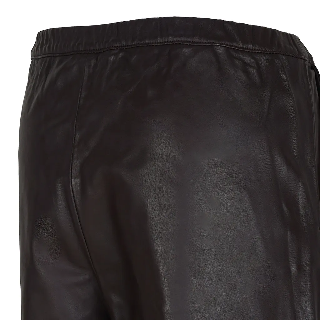 Leather Palazzo Trousers