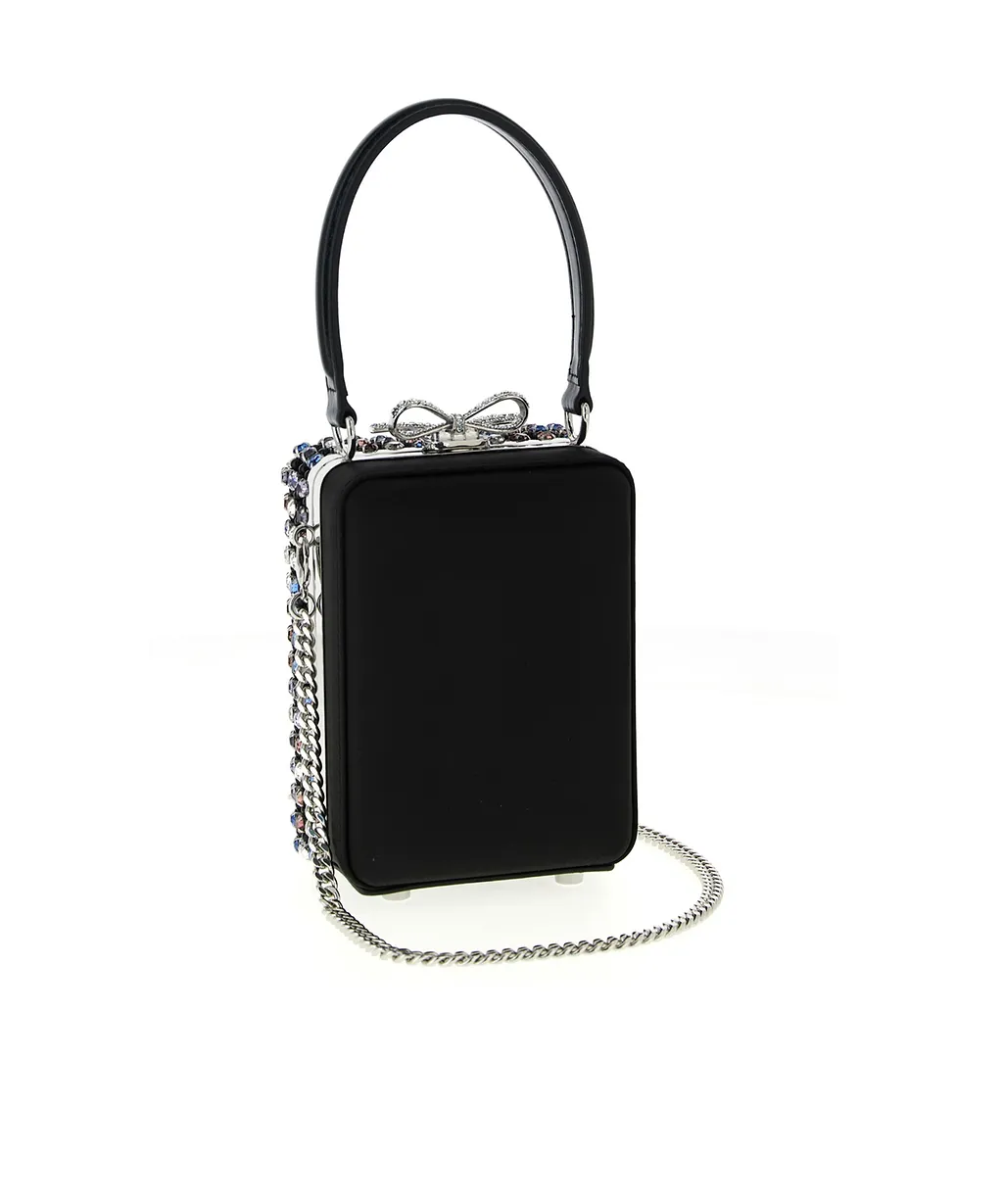Micro Crystal-Embellished Tote Bag