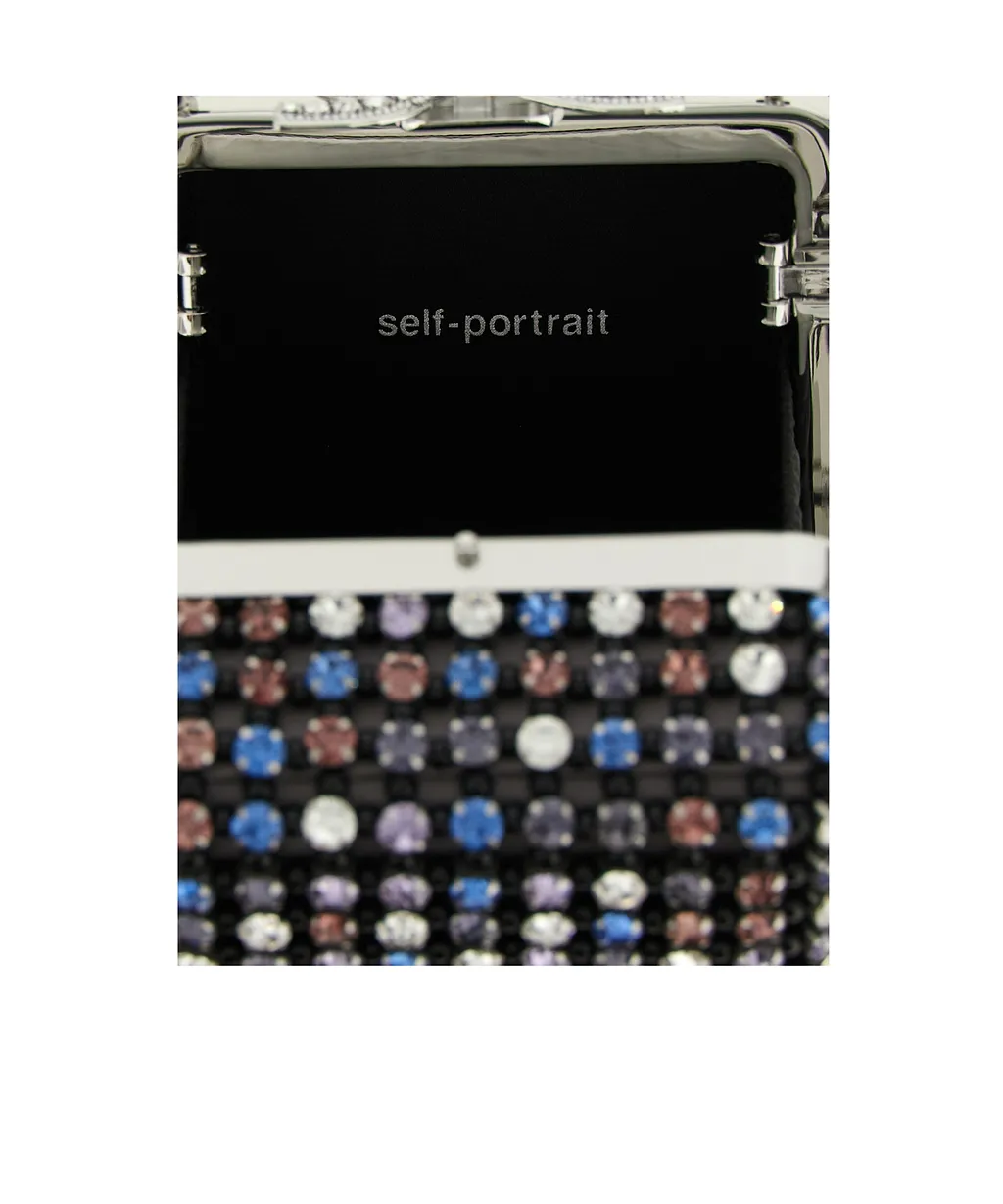 Micro Crystal-Embellished Tote Bag