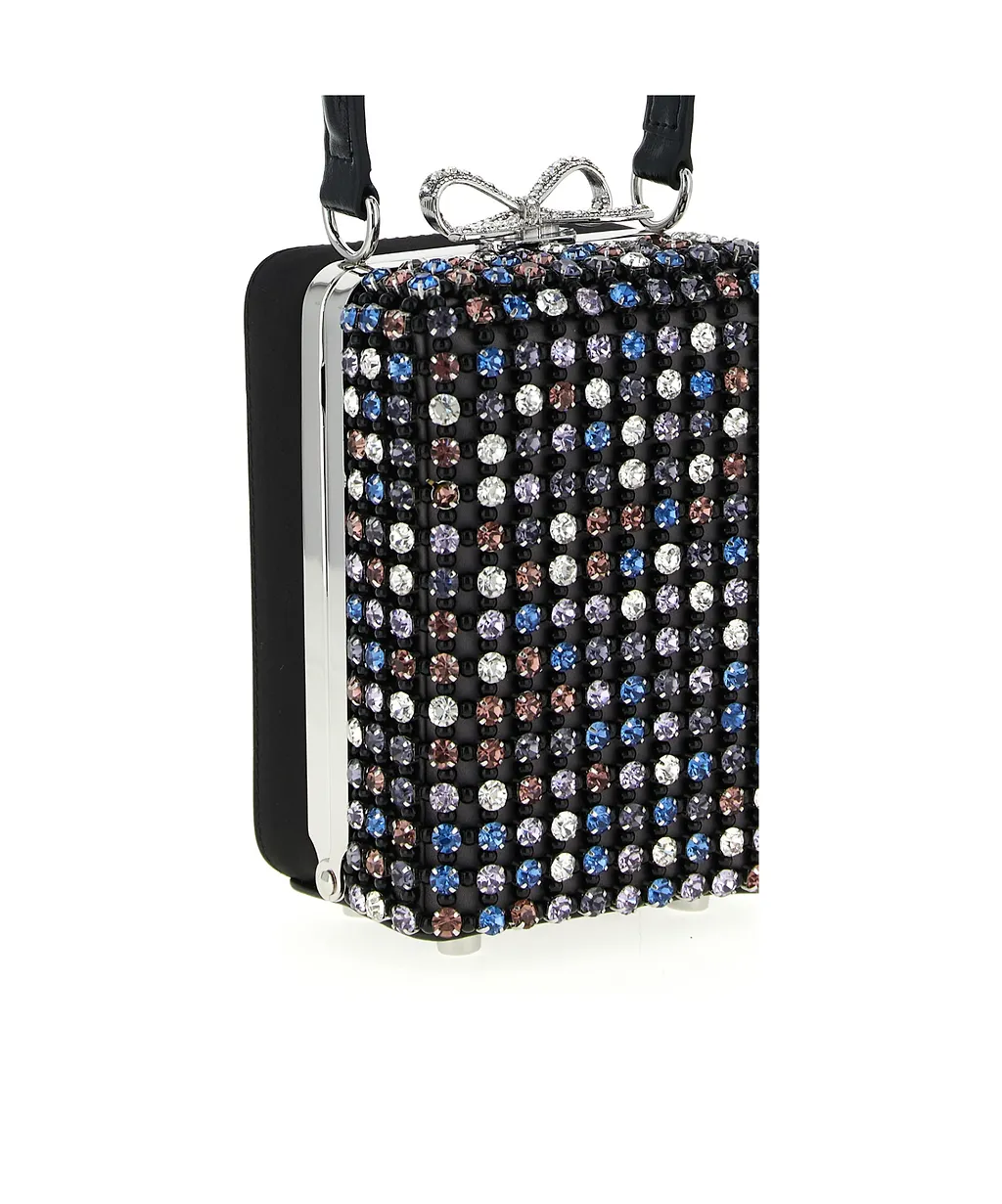 Micro Crystal-Embellished Tote Bag