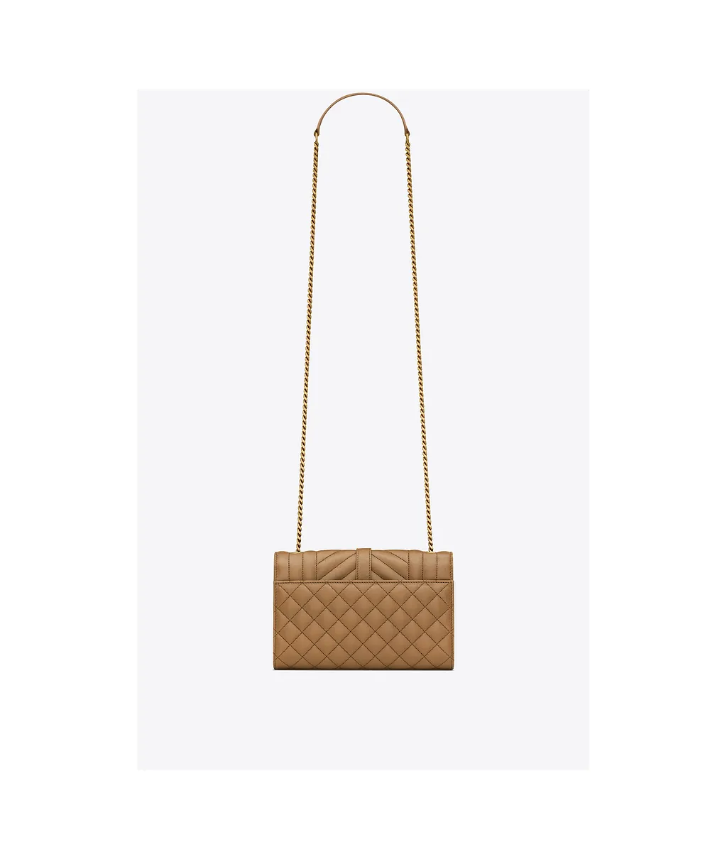 Saint Laurent Envelope Logo Plaque Medium Shoulder Bag