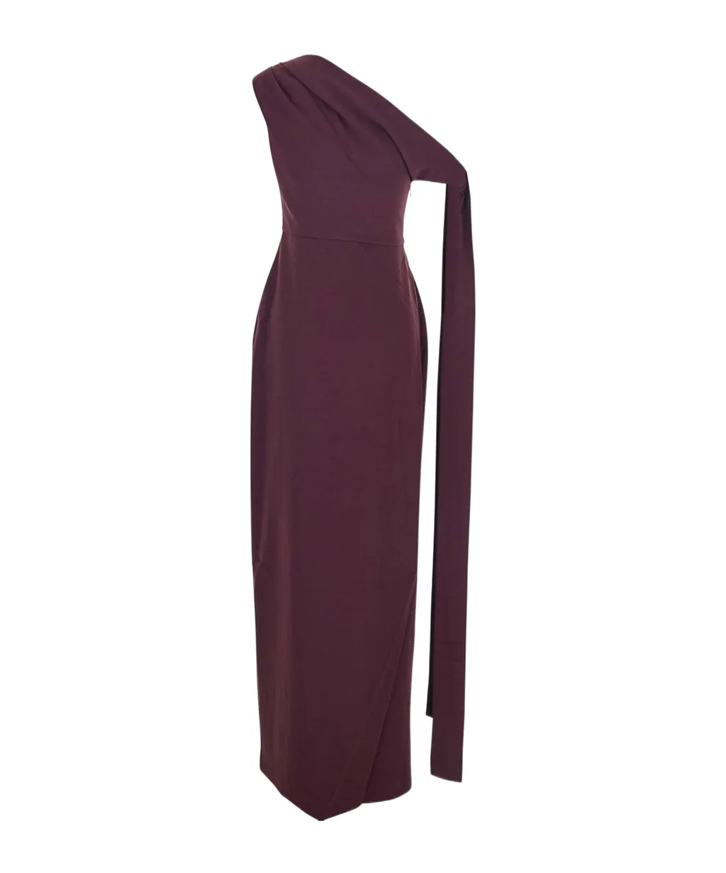 Solace London Irina One-Shoulder Long Dress