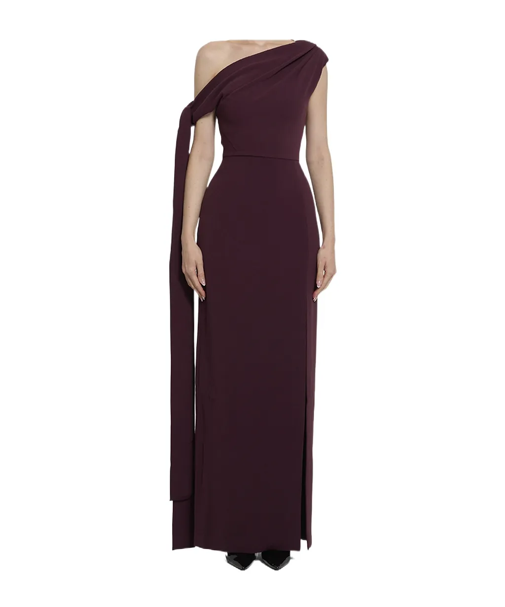Solace London Irina One-Shoulder Long Dress