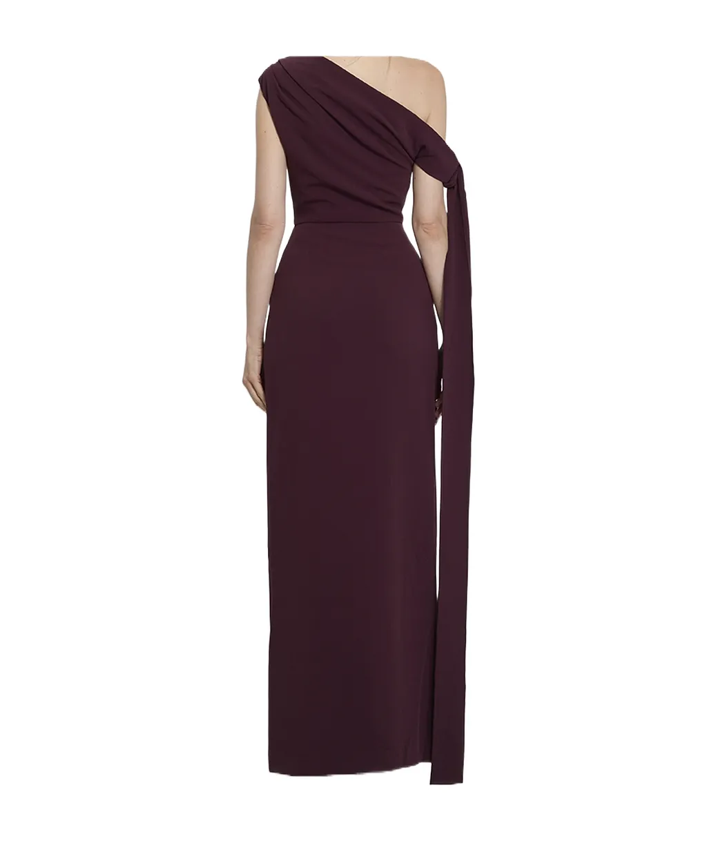 Solace London Irina One-Shoulder Long Dress