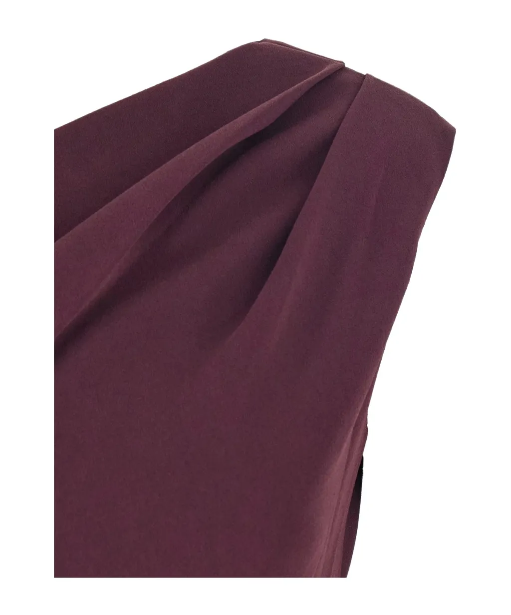 Solace London Irina One-Shoulder Long Dress
