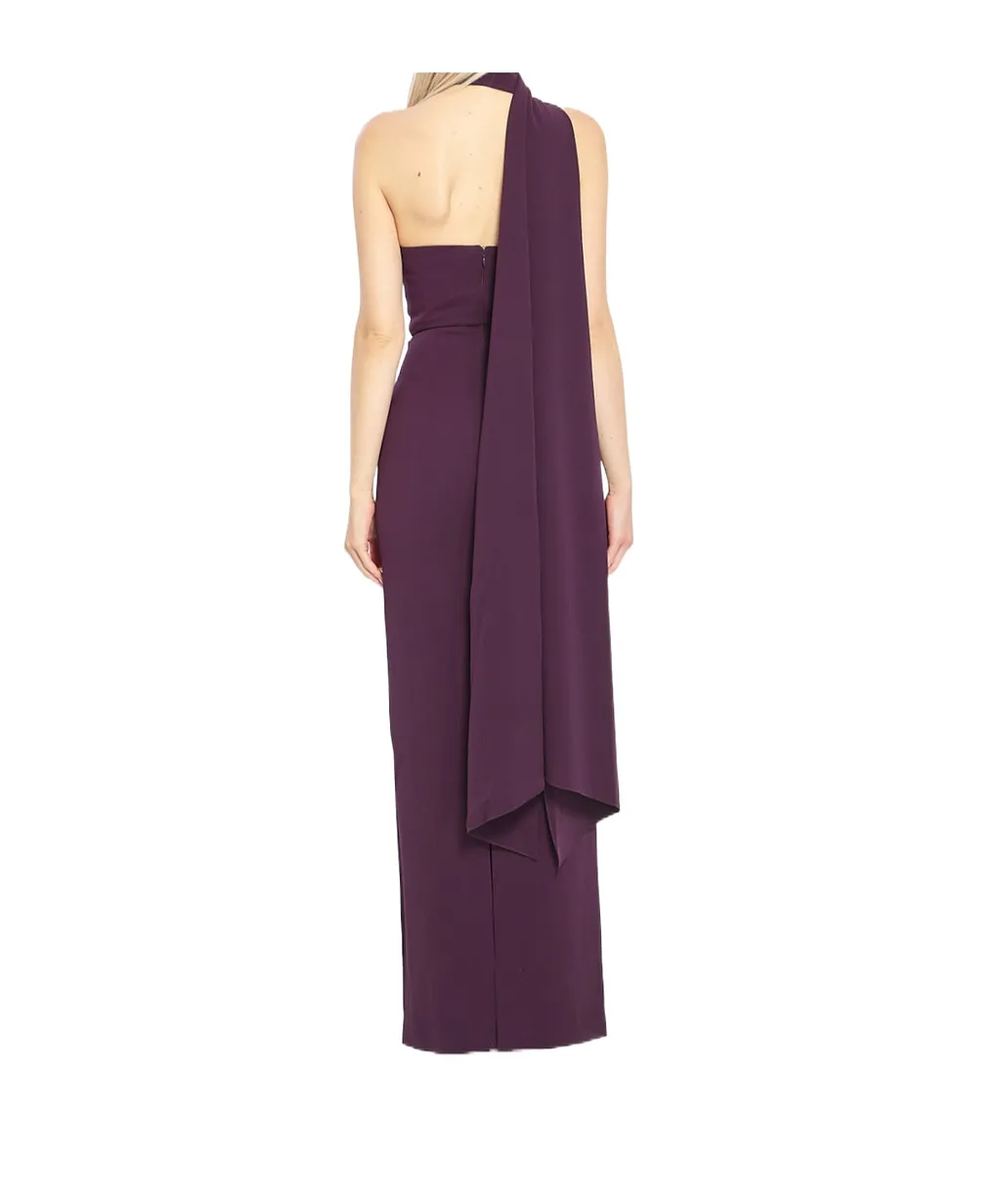 Solace London One-Shoulder Maxi Dress