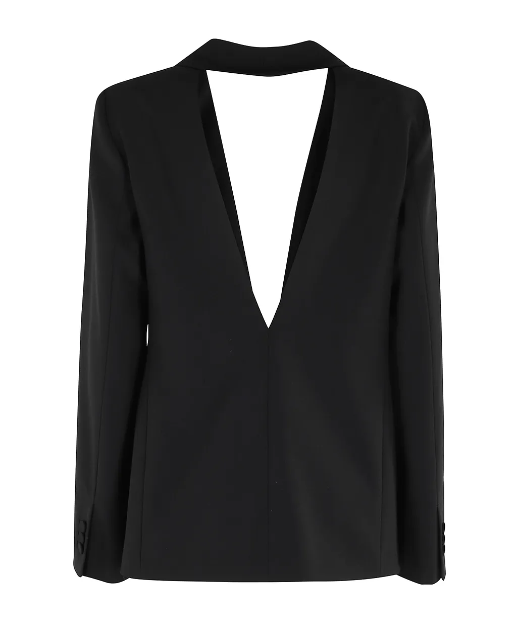 Long-Sleeved Openwork Jacket