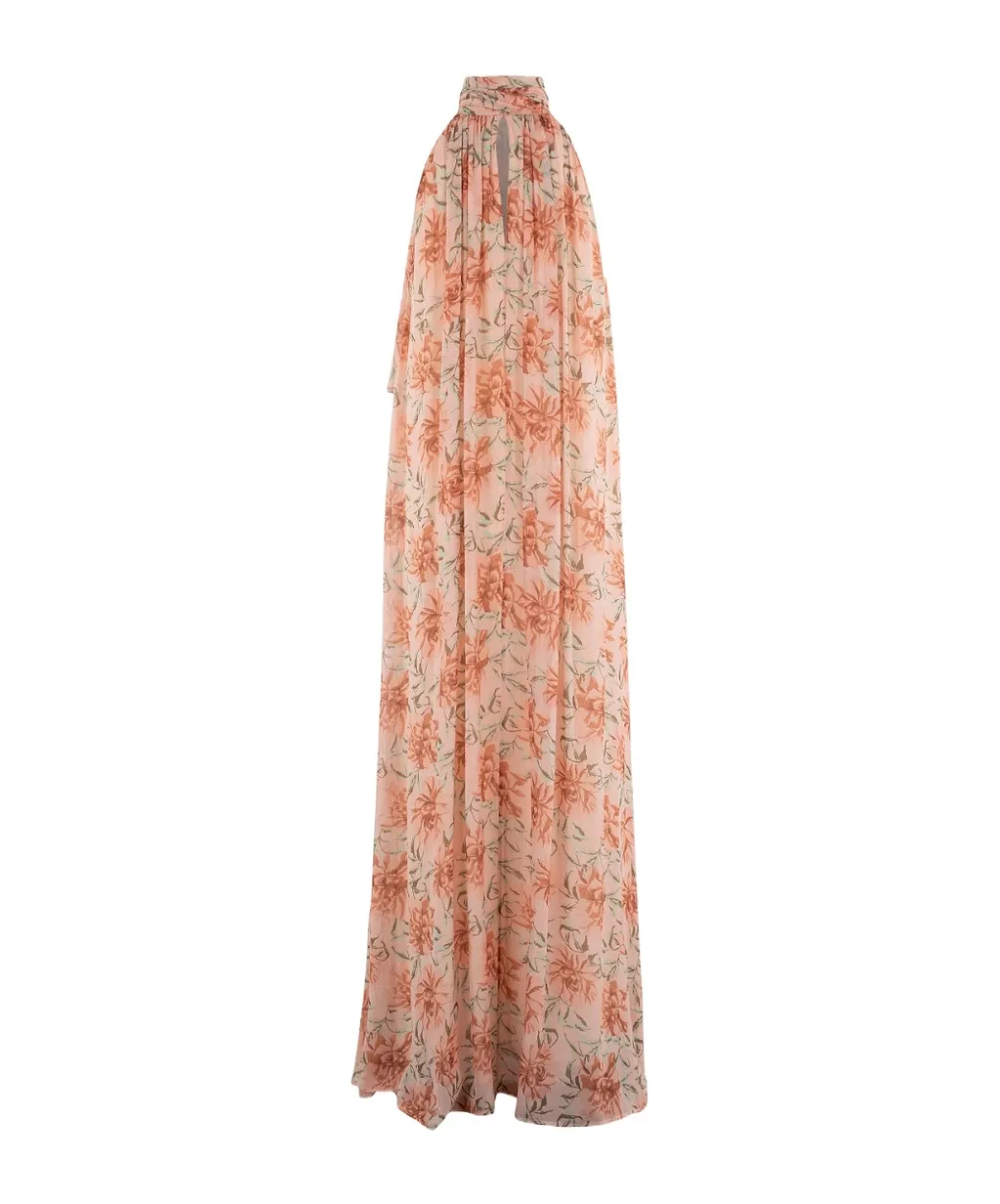 Rosalind Floral Halterneck Dress