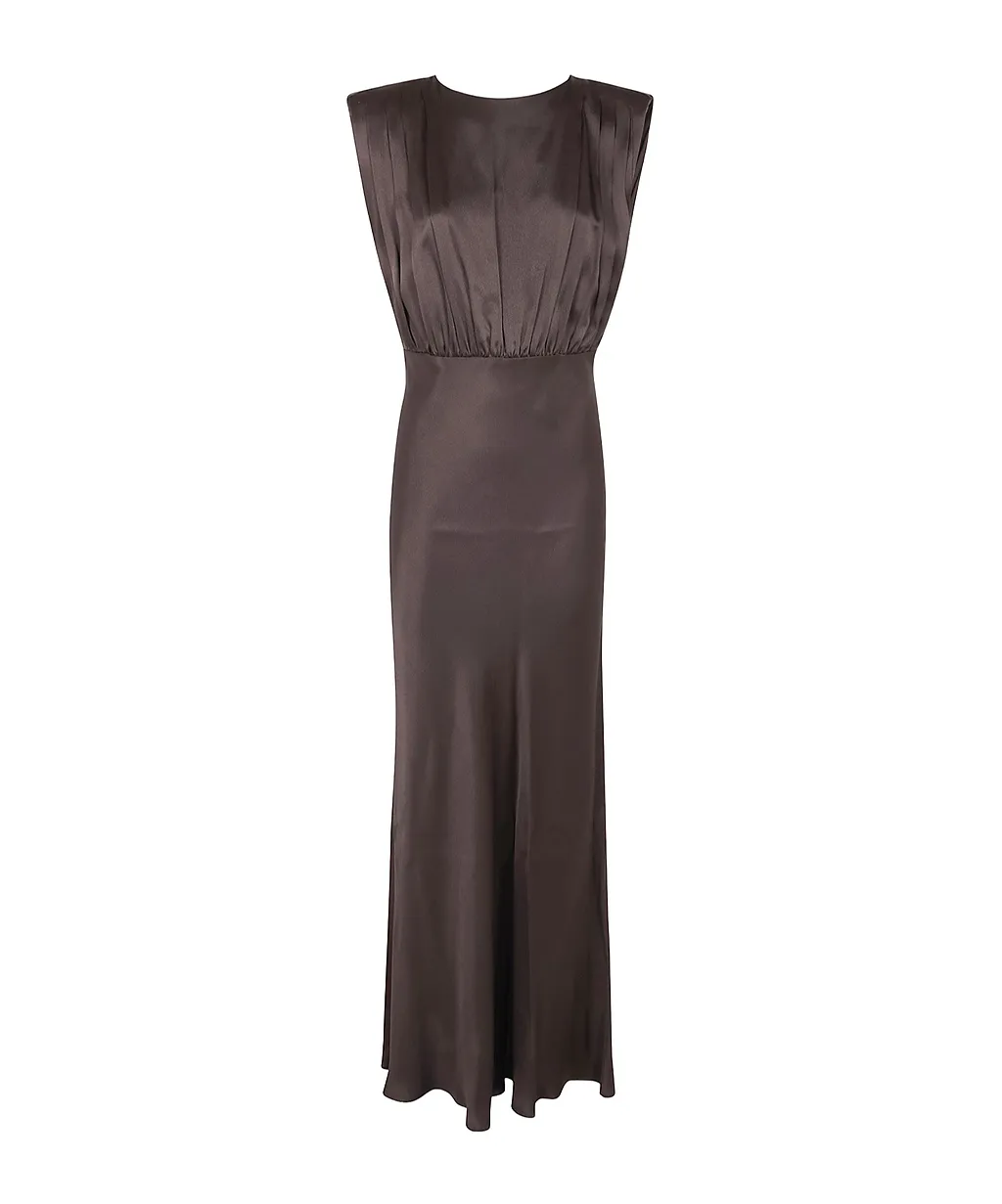 Padded Shoulders Dress