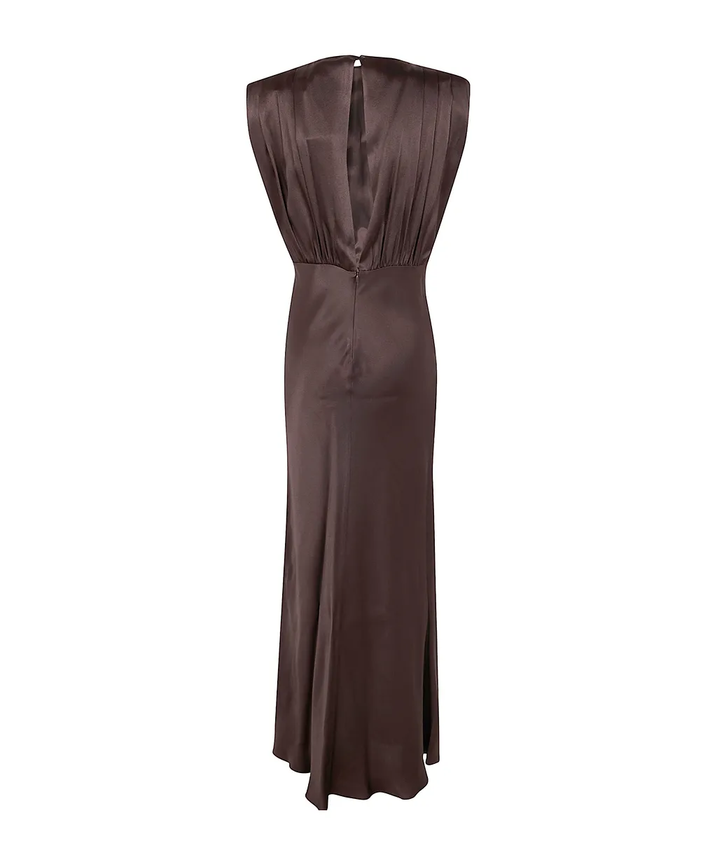 Padded Shoulders Dress