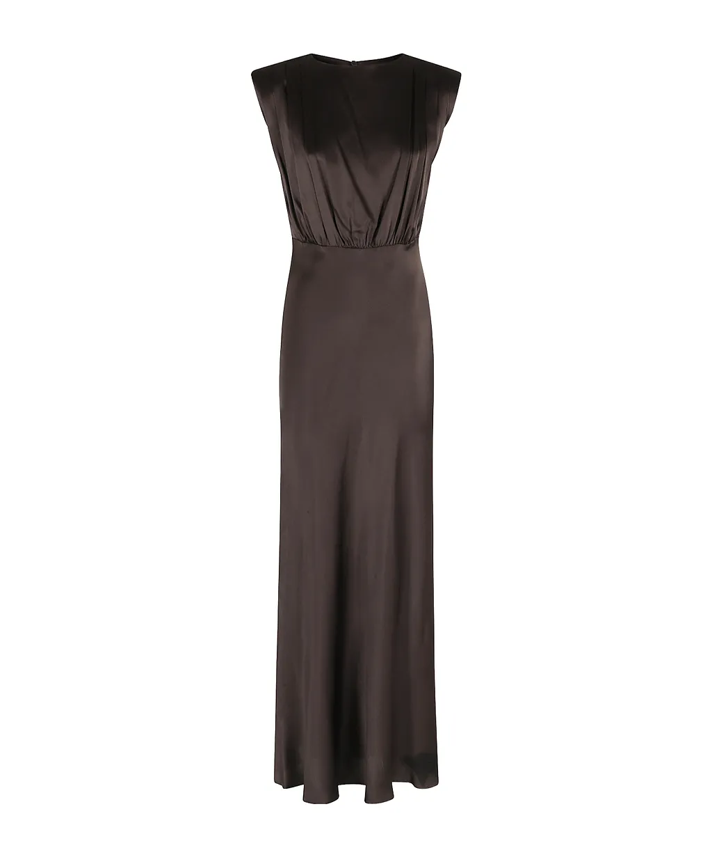 Padded Shoulders Dress