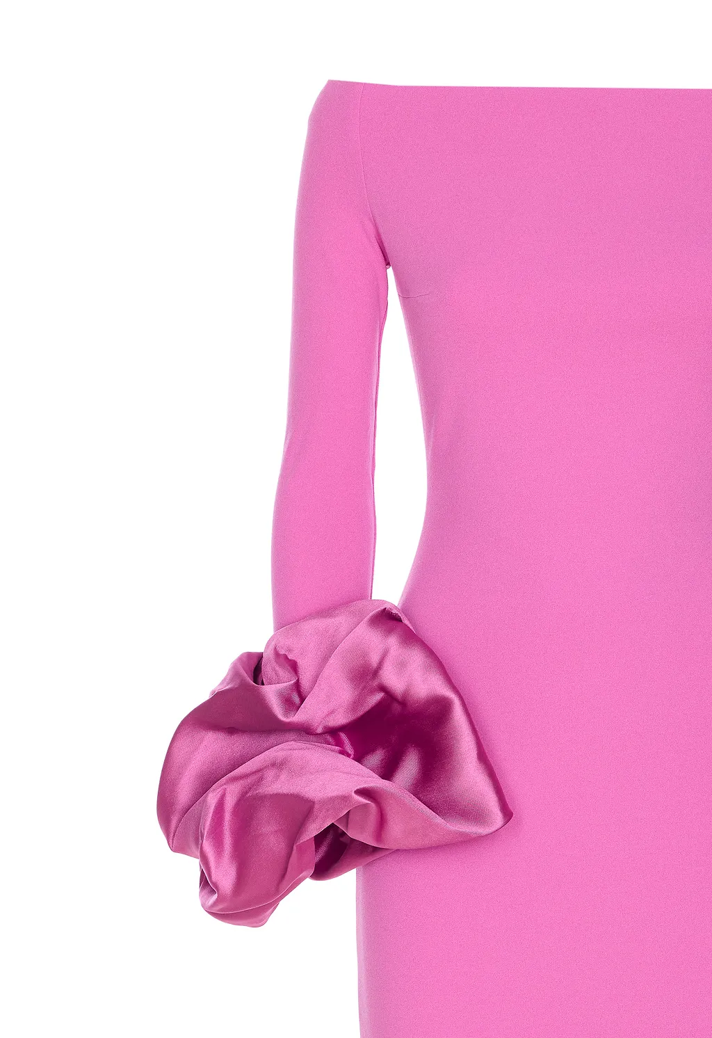 Solace London Ruffled Sleeve Long Dress