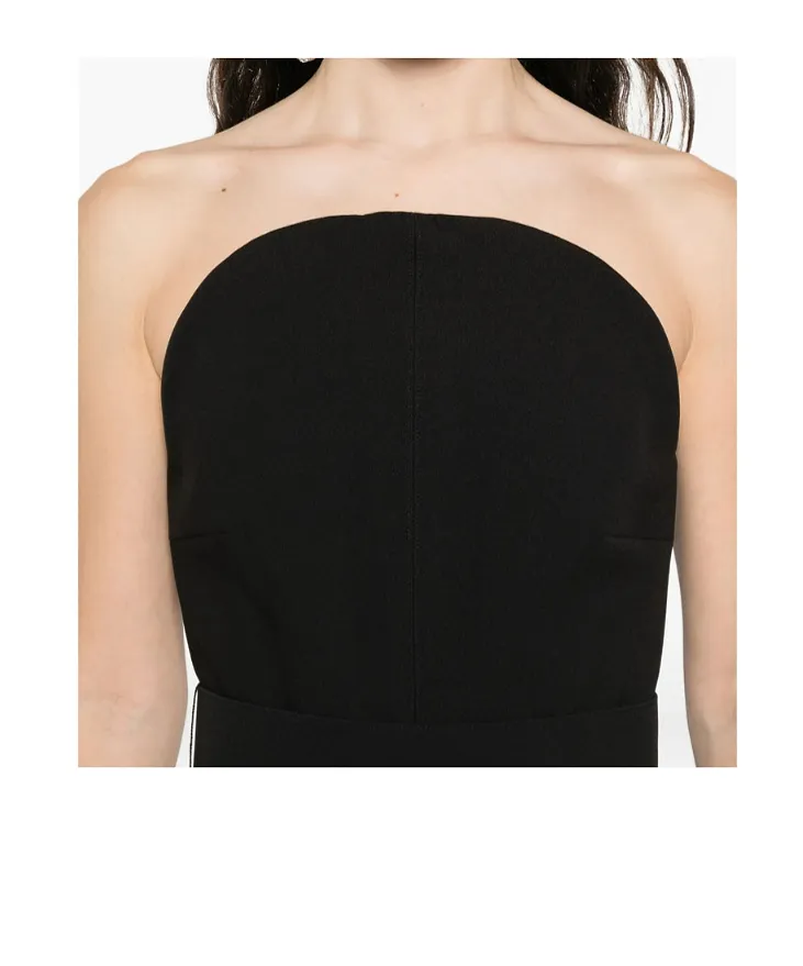 Solace London Strapless Fishtail Dress