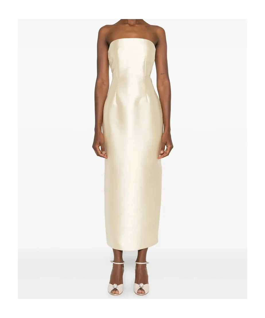 The Renee Strapless Midi Dress