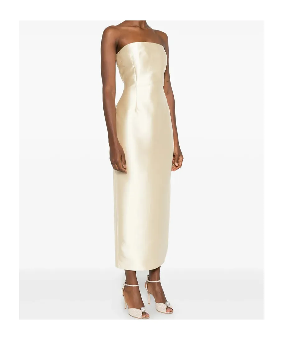 The Renee Strapless Midi Dress