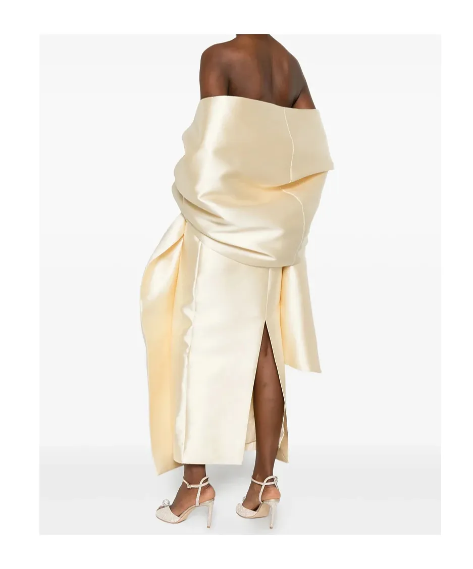 The Renee Strapless Midi Dress