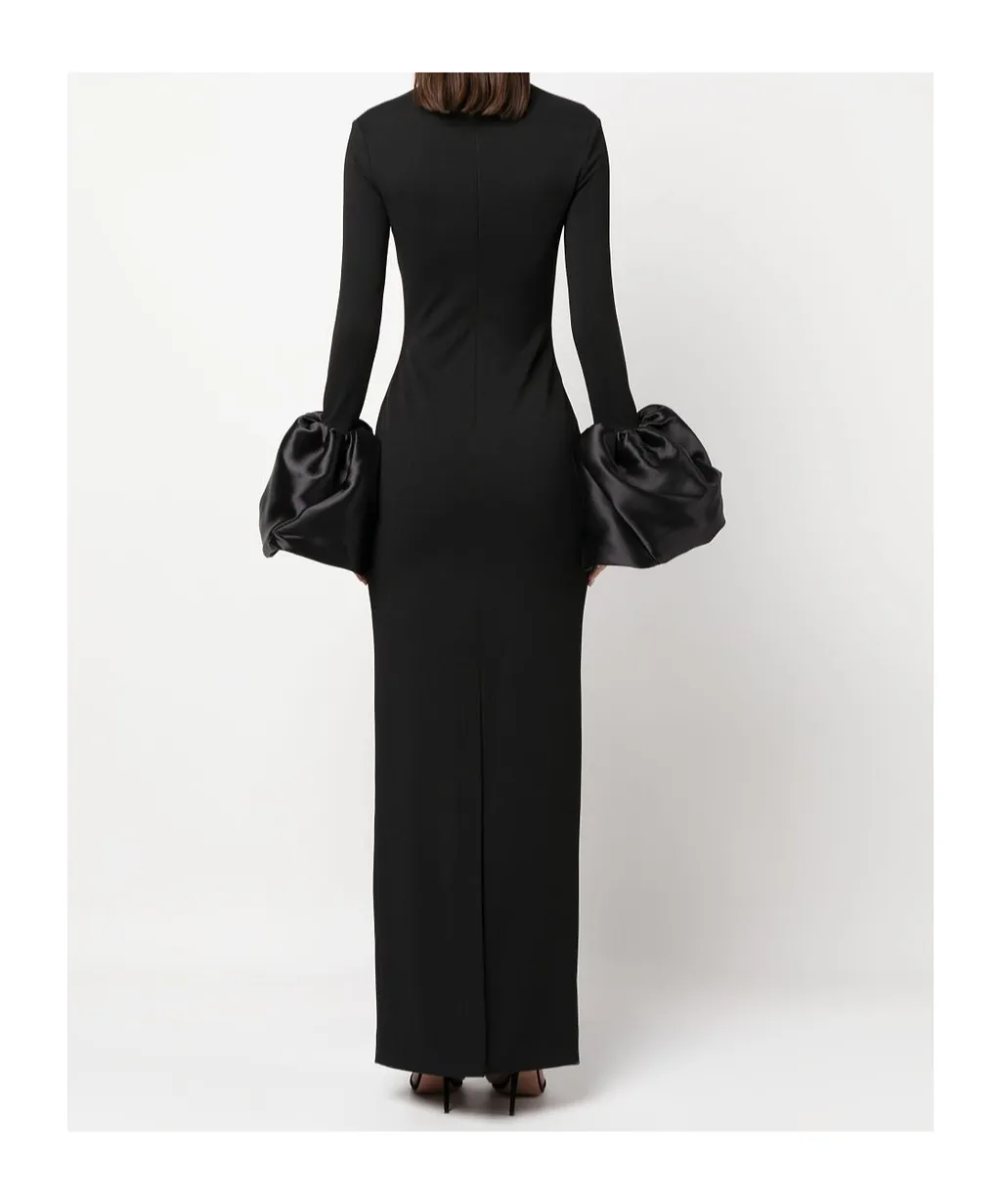 Viviana High-Neck Maxi Dress