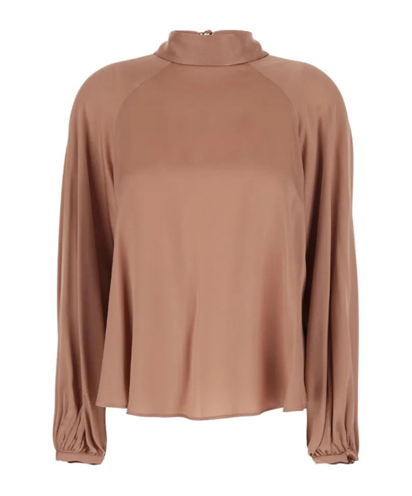 Semi Couture Open Back Bow Blouse