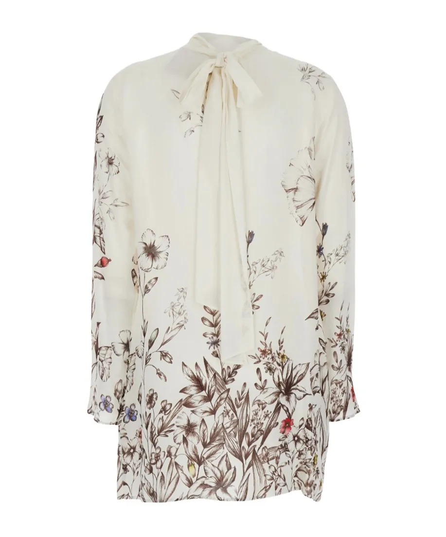 Semi Couture Floral Print Mini Dress