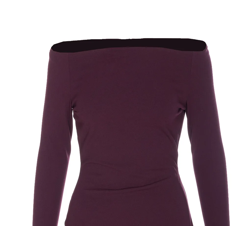 Solace London Anica Flounce-Sleeve Dress