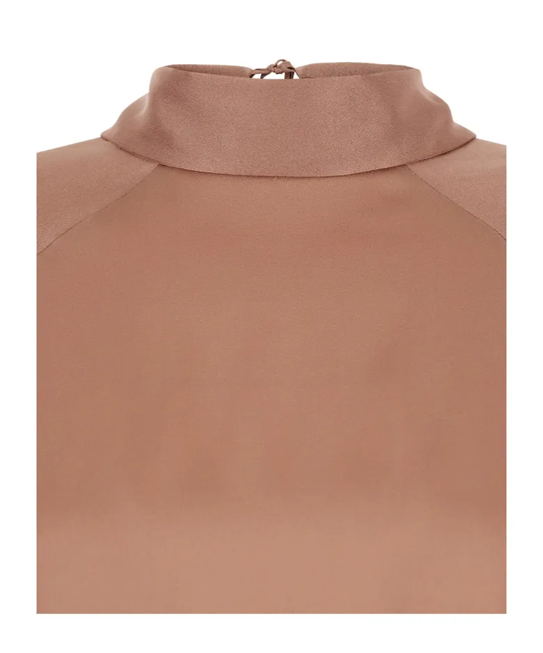 Semi Couture Open Back Bow Blouse
