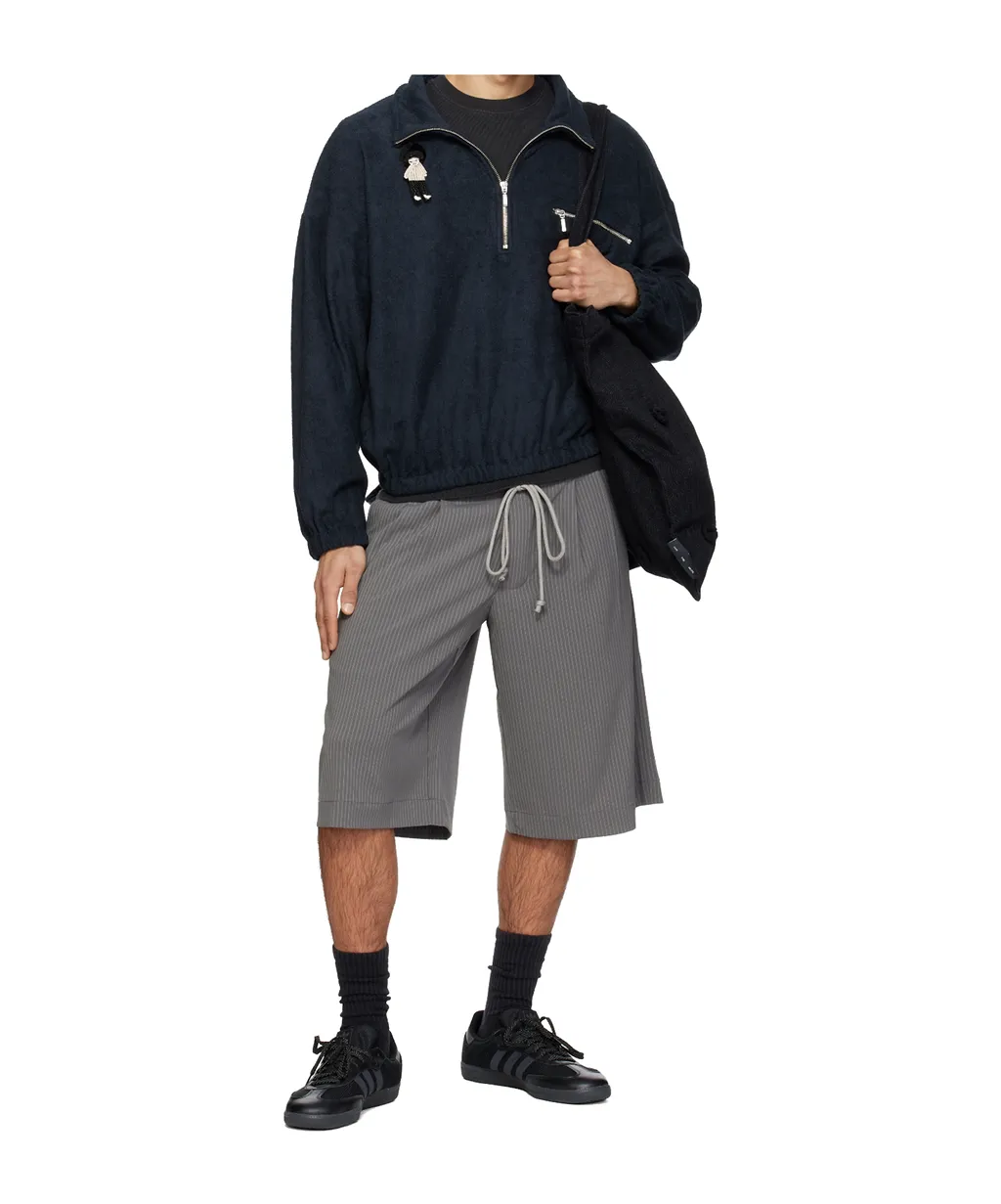 Zip Funnel Sweatshirt