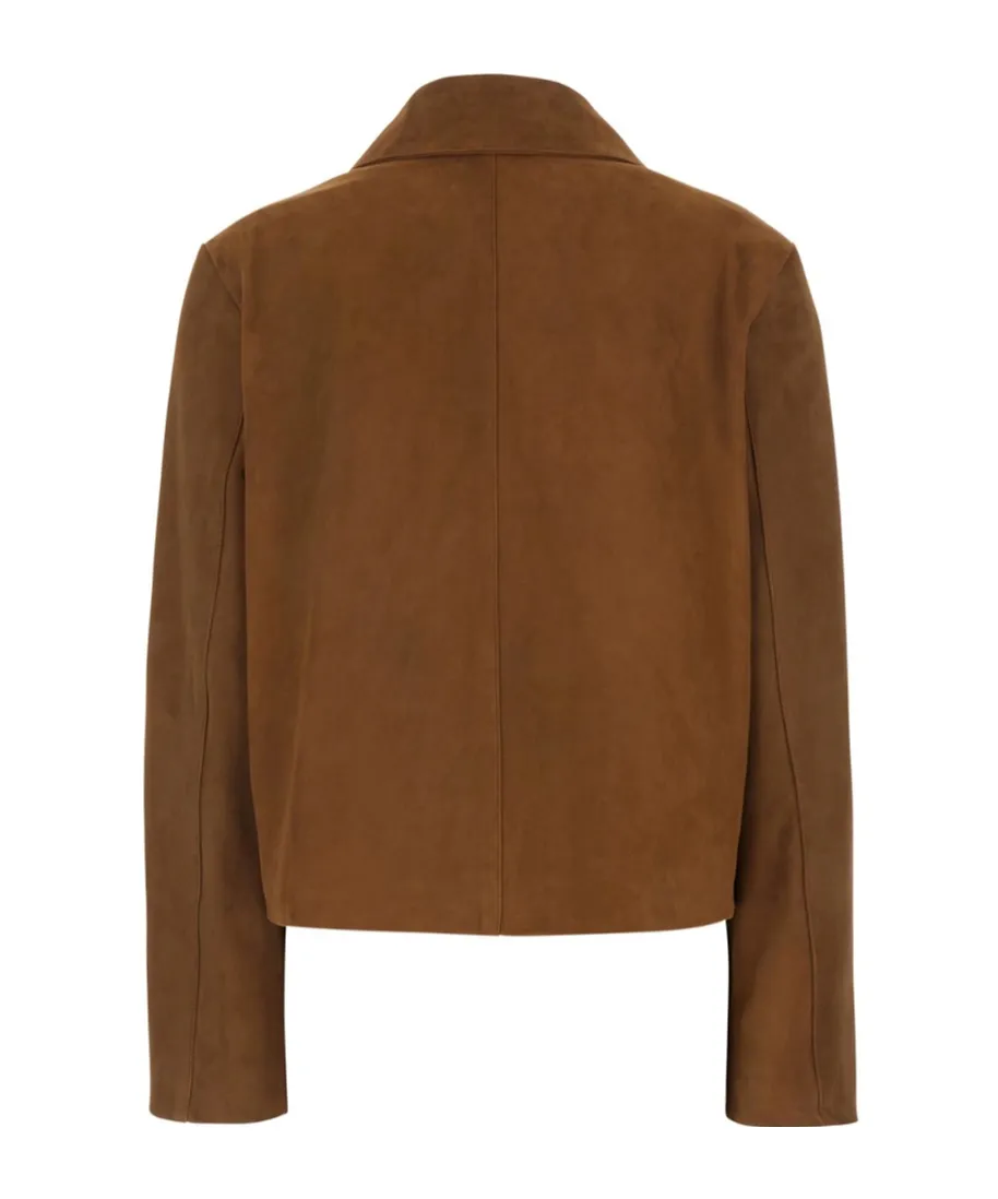 Semi Couture Suede Classic Collar Jacket