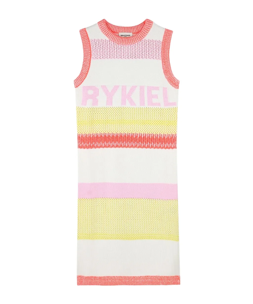 Logo-Embroidered Midi Dress