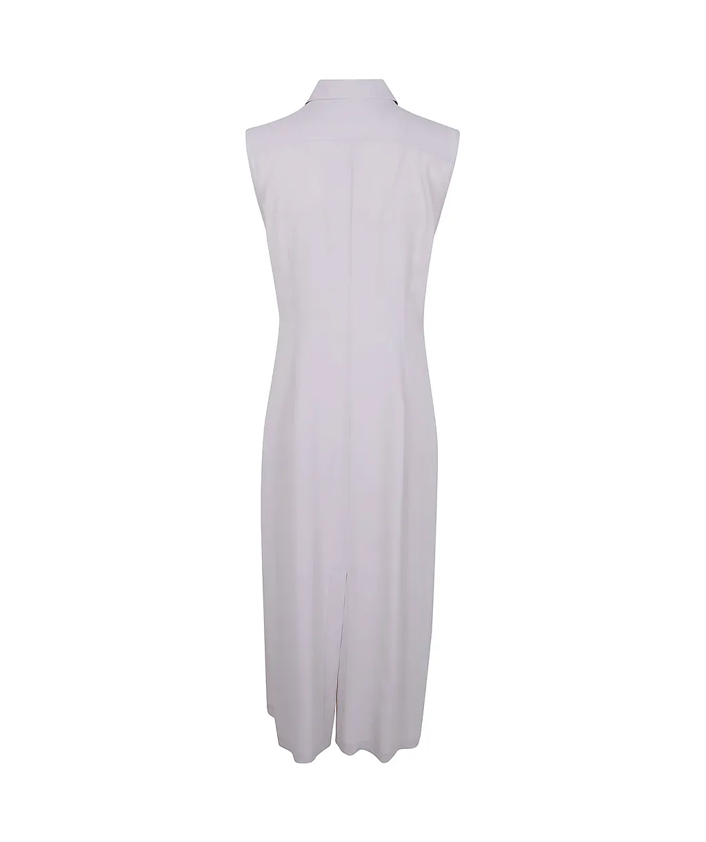 Buttoned Midi Dress