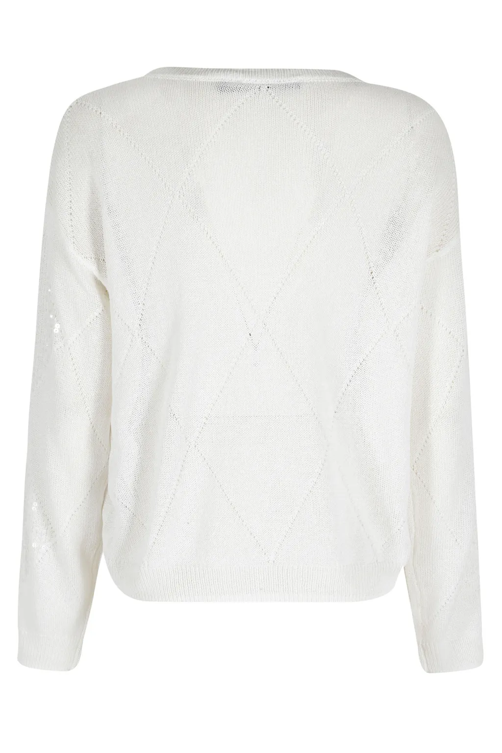 Seventy Sequined Crew-Neck Knitted Sweater