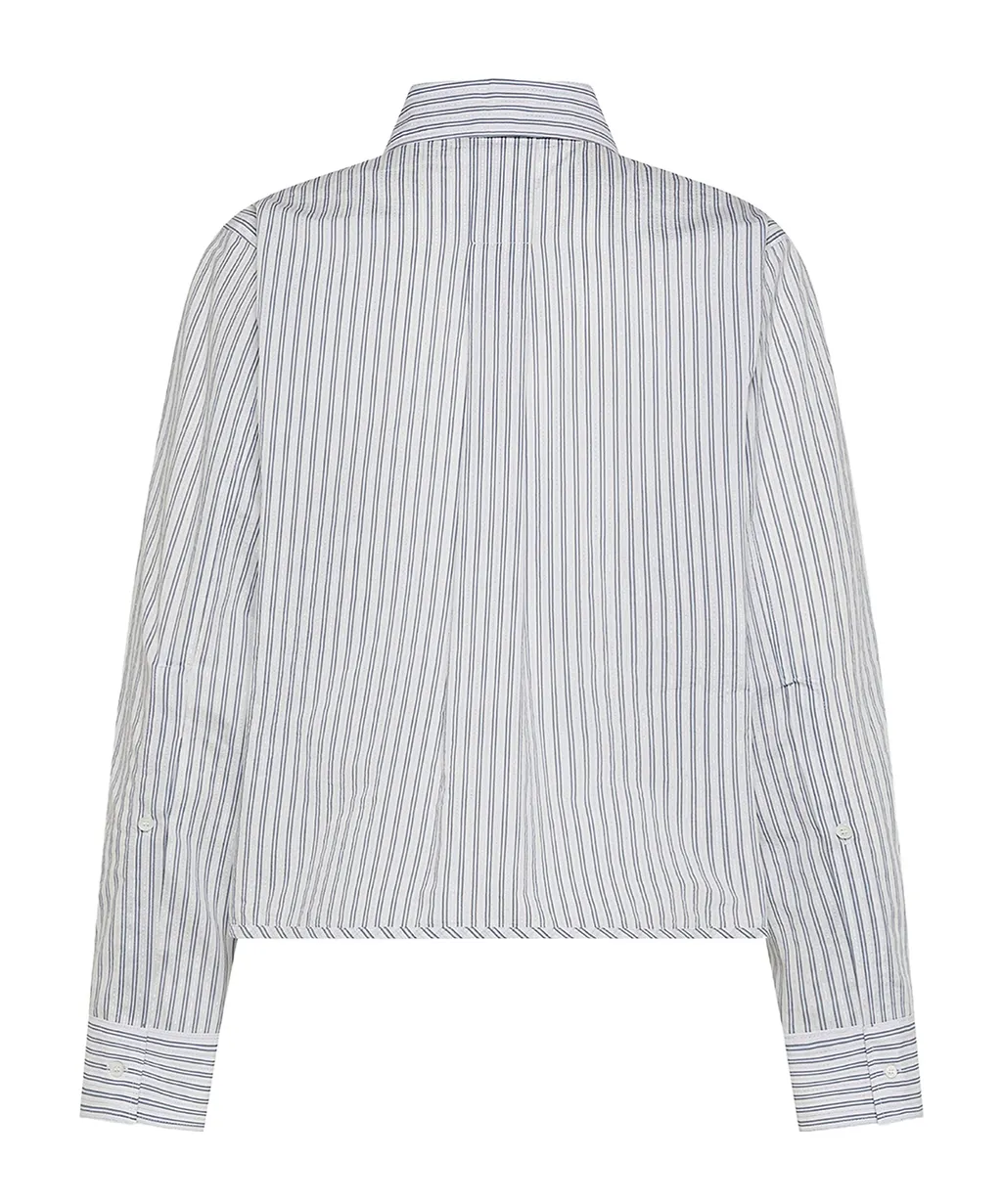 Ruffled Striped Shirt