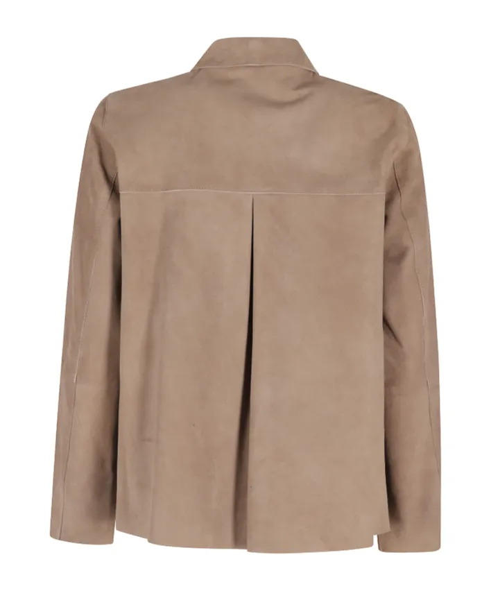 Seventy Suede Button-Front Jacket
