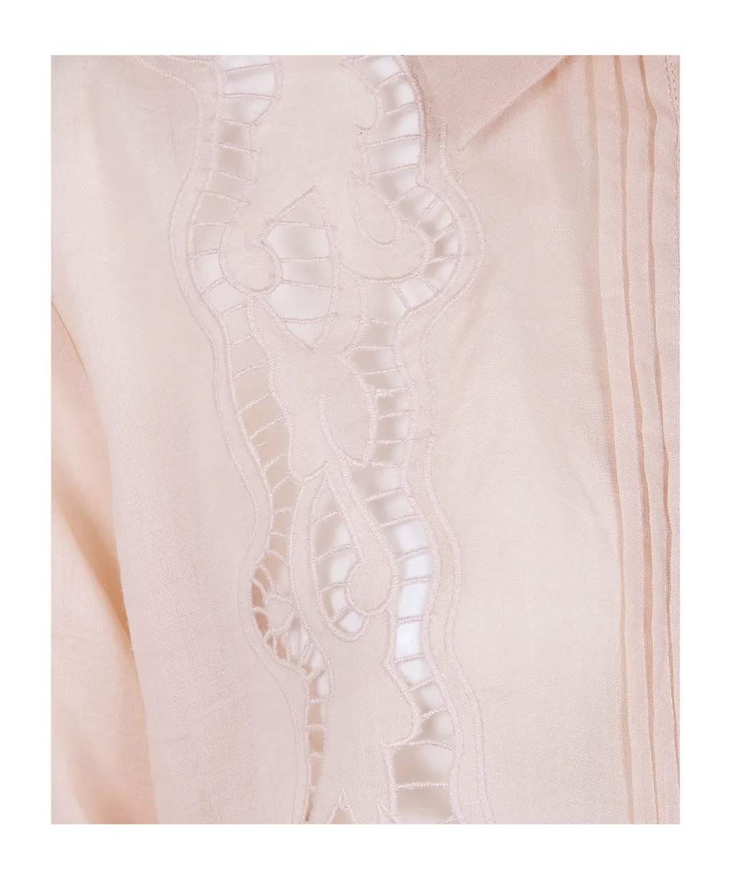Seventy Embroidered Cutout Shirt