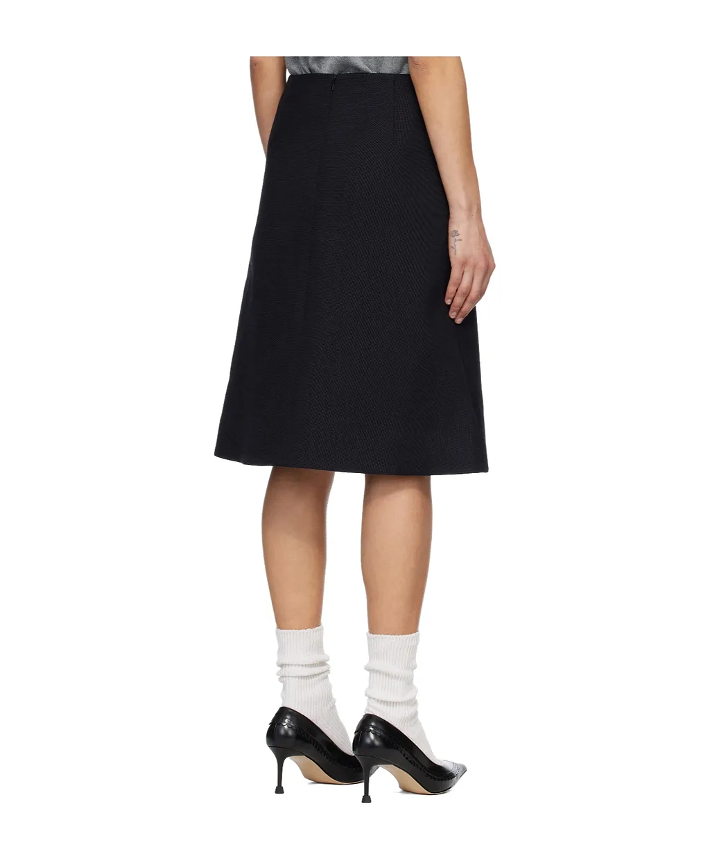 A-Line Midi Skirt