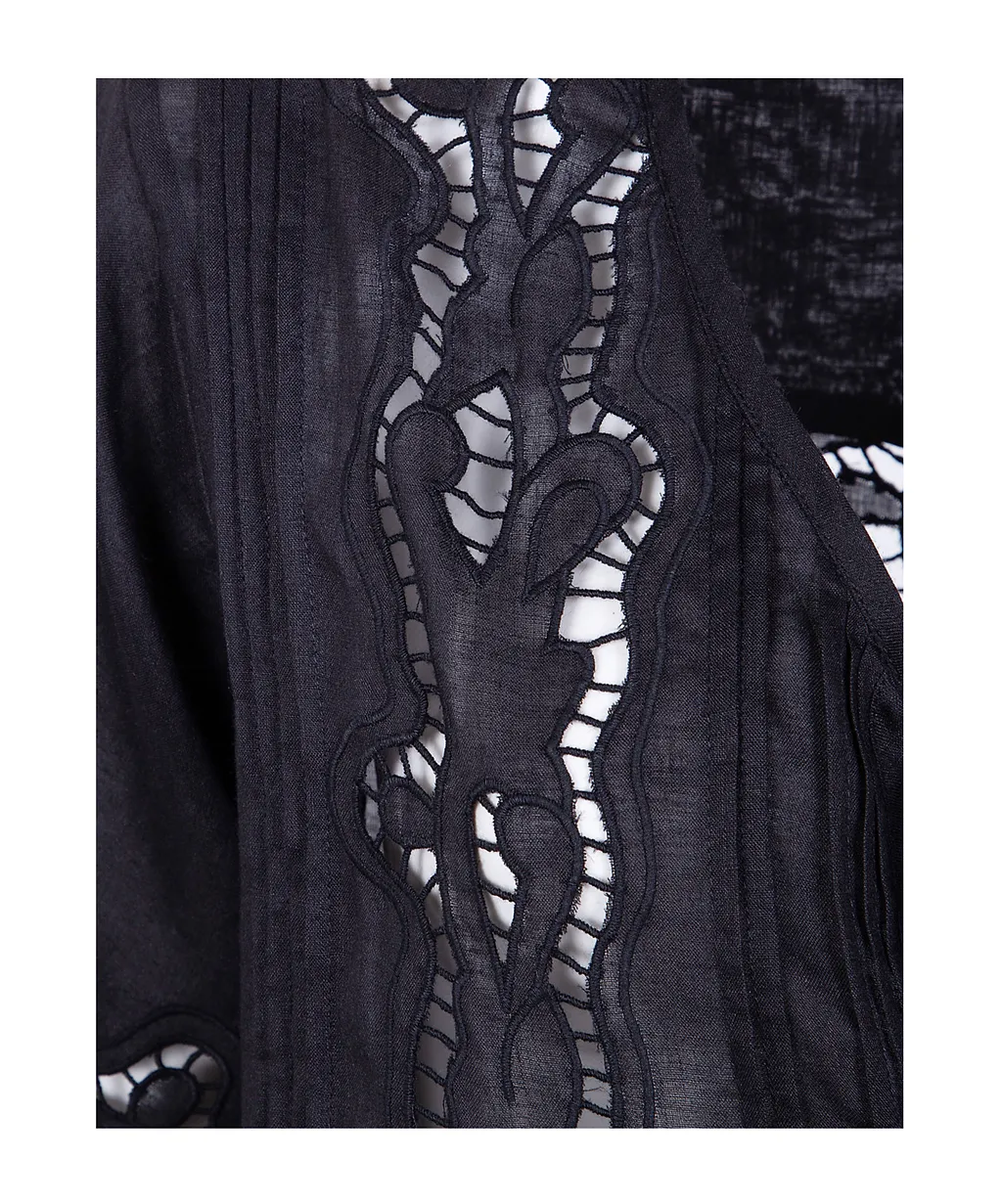 Seventy Embroidered Tiered Maxi Dress