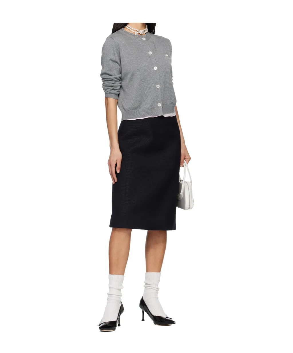 A-Line Midi Skirt