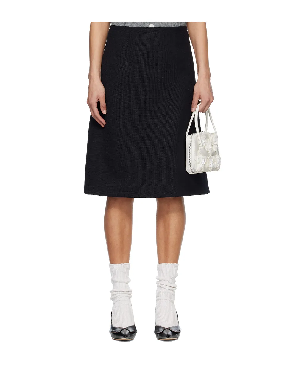A-Line Midi Skirt