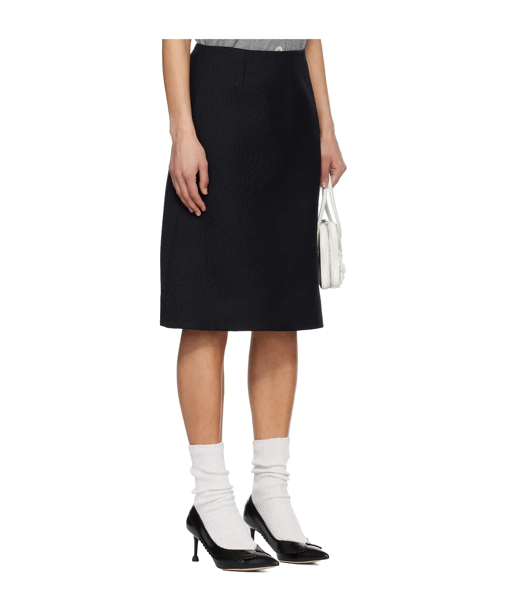 A-Line Midi Skirt