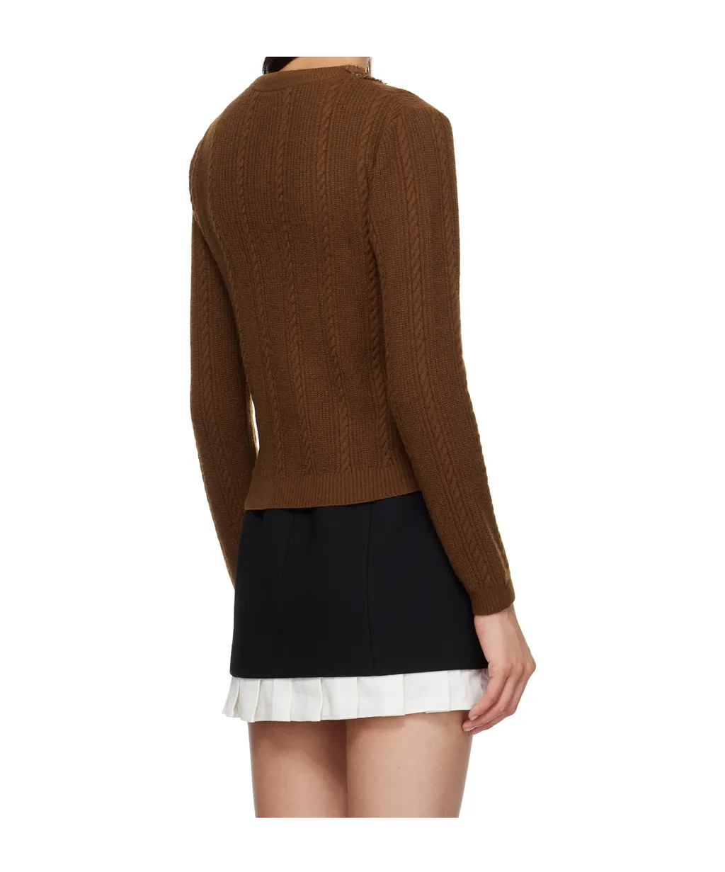 Button Long-Sleeved Sweater