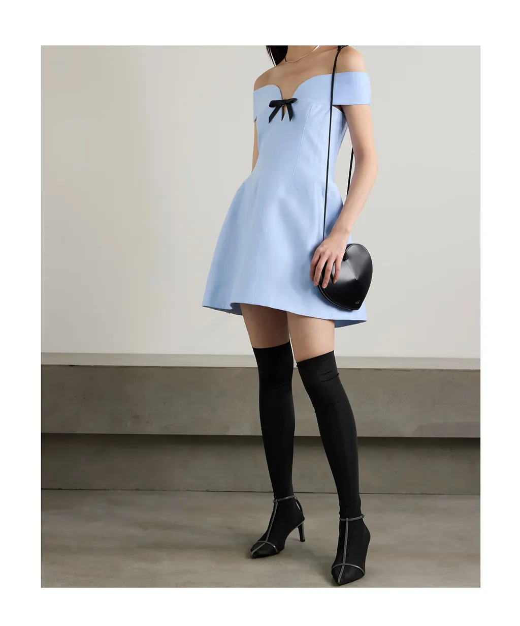 Bow-Embellished Dress